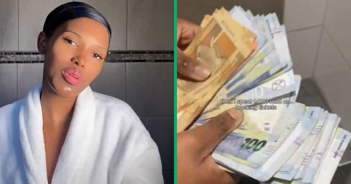 TikTok video of how much woman spend in a month TikTok video of how much woman spend in a month