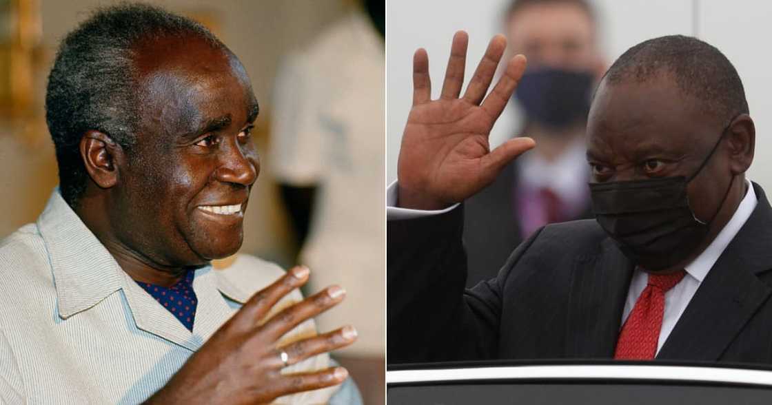 Kenneth Kaunda, Cyril Ramaphosa, Funeral, Late Zambian President, Zambia, Lusaka, Lusaka Show Grounds, Apartheid, South Africa Kenneth Kaunda, Cyril Ramaphosa, Funeral, Late Zambian President, Zambia, Lusaka, Lusaka Show Grounds, Apartheid, South Africa