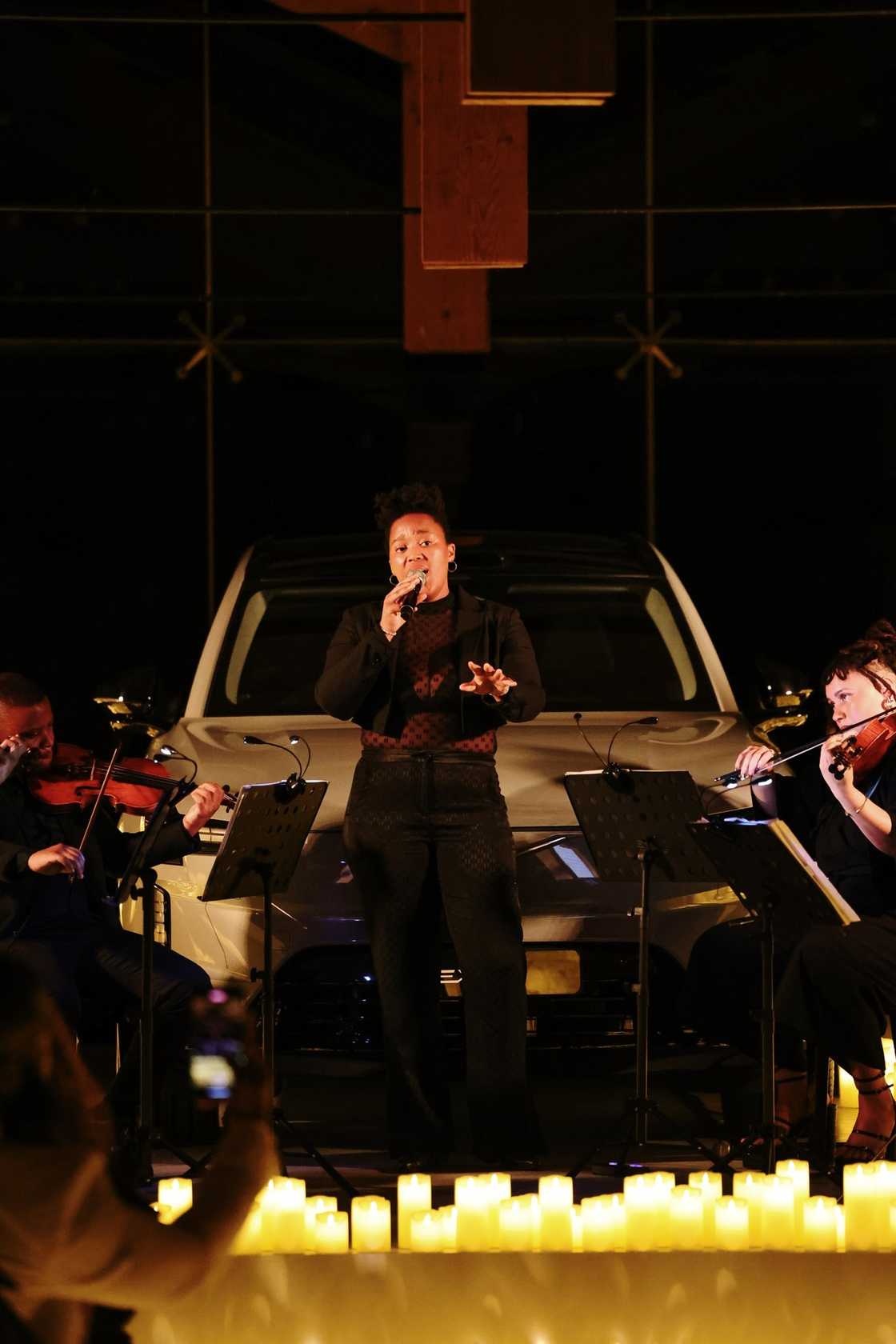 Msaki performing at the Volvo EX90 launch Msaki performing at the Volvo EX90 launch