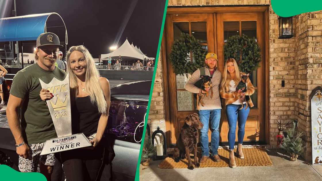 Lizzy Musi pictured with Jeffrey Earnhardt Lizzy Musi pictured with Jeffrey Earnhardt