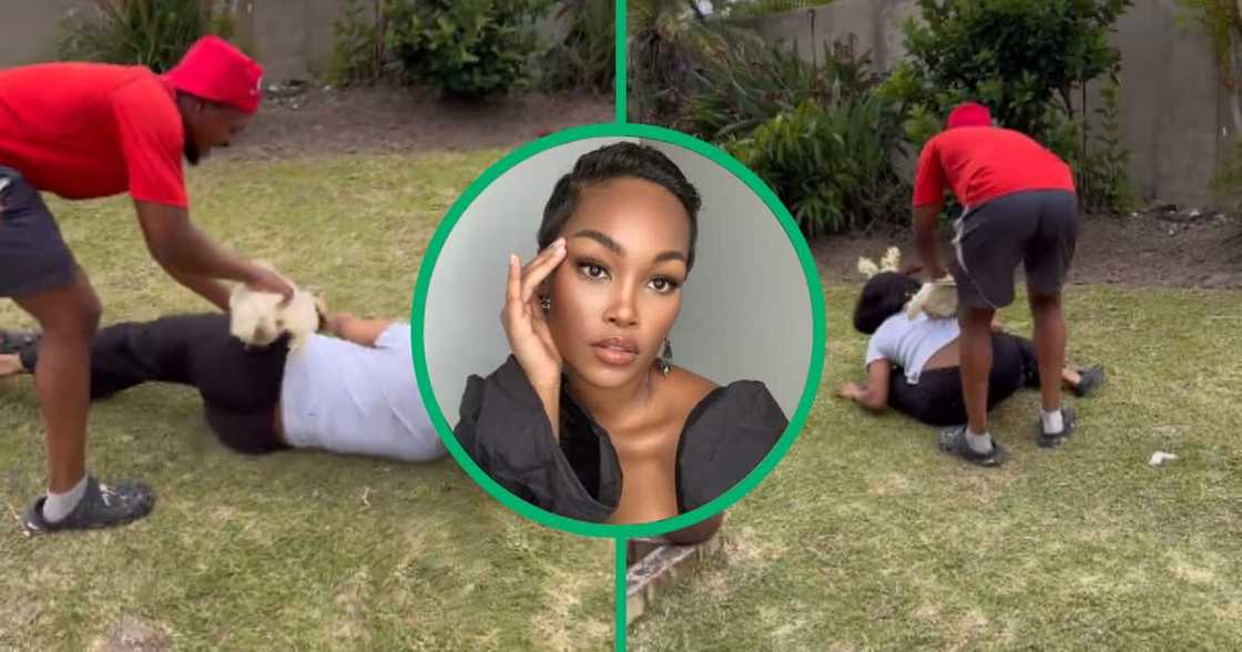 South African influencer Thandokazi Mfundisi revealed her fear of chickens in a funny Twitter video South African influencer Thandokazi Mfundisi revealed her fear of chickens in a funny Twitter video