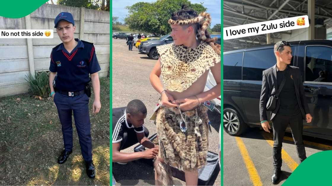 Huns drool over man showing off his Zulu side