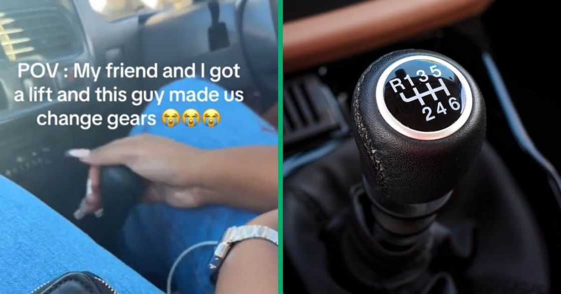 Ladies had Mzansi in stitches when they had to change gears for the driver after they were offered a lift. Ladies had Mzansi in stitches when they had to change gears for the driver after they were offered a lift.