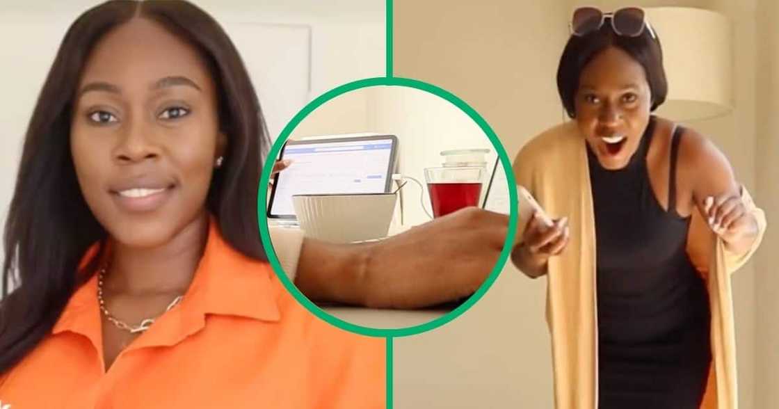 Woman flexes lifestyle as a remote worker in TikTok video Woman flexes lifestyle as a remote worker in TikTok video