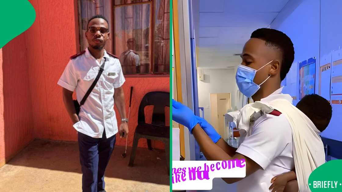 The nurse received much praise from social media users, deeply touched The nurse received much praise from social media users, deeply touched