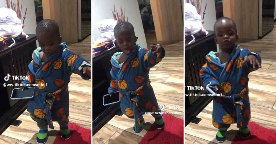 A toddler resurrected the 'Kilimanjaro' dance challenge