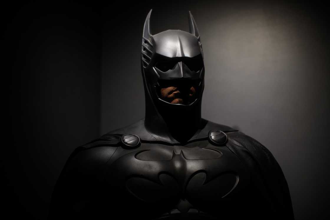 Batman costume at the O2 Arena in London, England Batman costume at the O2 Arena in London, England