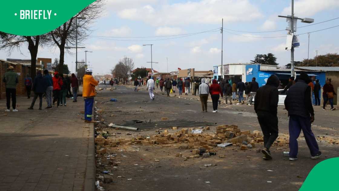 Bothaville residents embarked on a service delivery protest