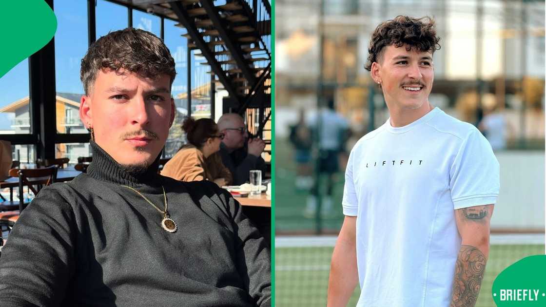 A white man showcased his impressive dance moves in a video. A white man showcased his impressive dance moves in a video.