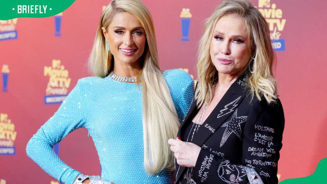 Kathy Hilton and Paris Hilton during the 2022 MTV Movie & TV Awards at Barker Hangar Kathy Hilton and Paris Hilton during the 2022 MTV Movie & TV Awards at Barker Hangar