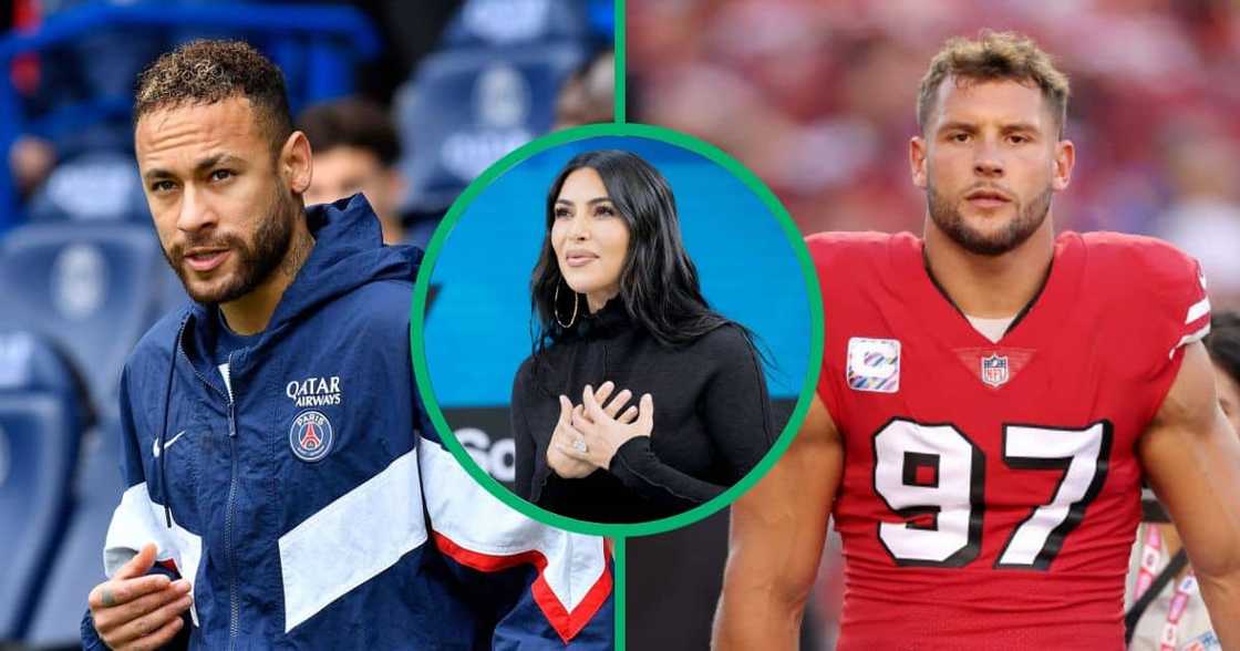 Kim Kardashian featured Neymar Jr and Nick Bosa in her new underwear campaigh