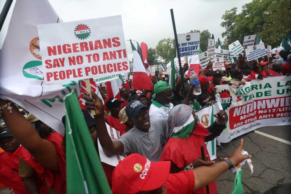 Hundreds of workers in Nigeria across all sectors went on strike on Wednesday Hundreds of workers in Nigeria across all sectors went on strike on Wednesday