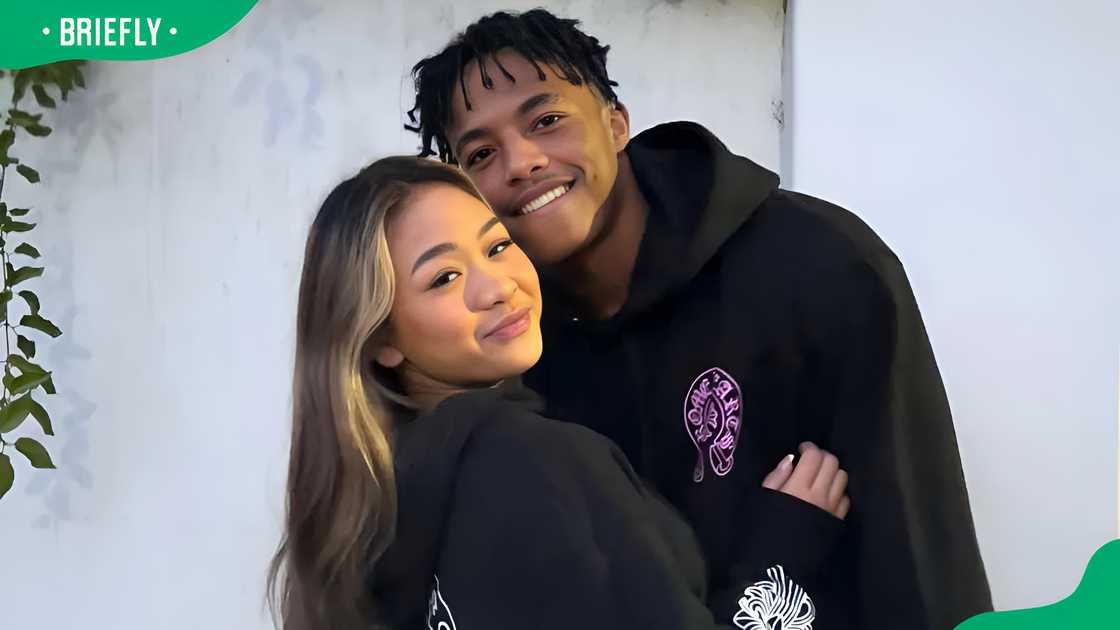 Sunisa Lee with Jaylin Smith