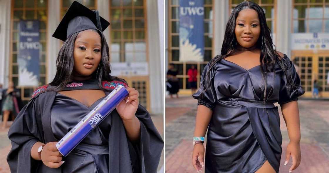 Stunner bags LLB degree, shares beautiful snaps, University of the Western cape, graduate Stunner bags LLB degree, shares beautiful snaps, University of the Western cape, graduate