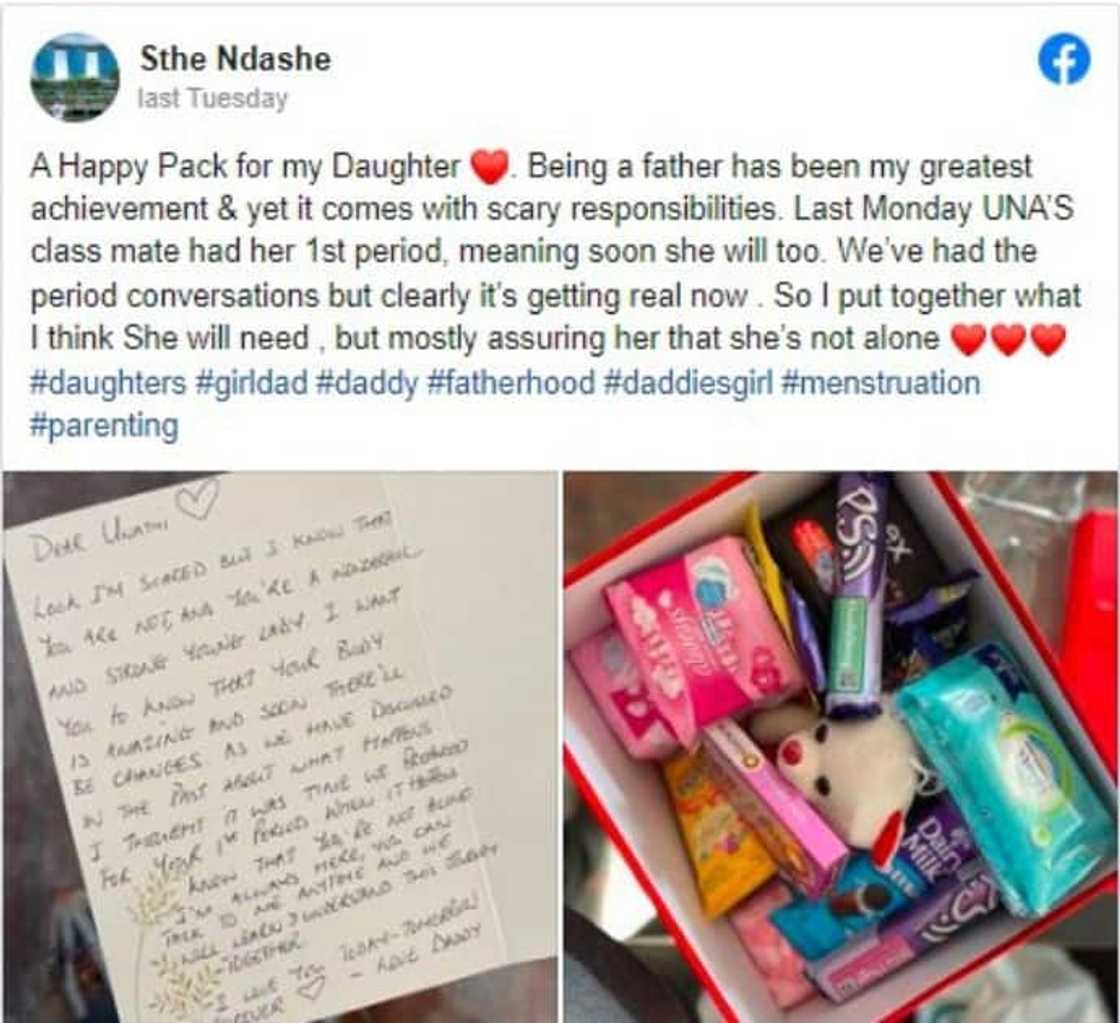 Father makes care packages for daughter Father makes care packages for daughter