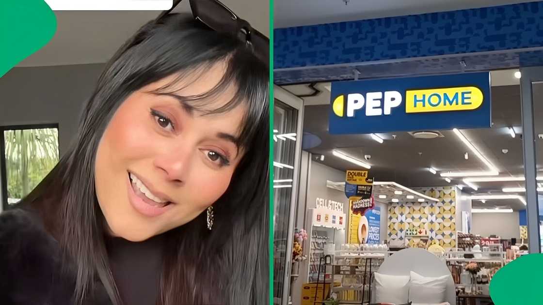 A woman plugged SA with Carol Boyes Dupes from the PEP store A woman plugged SA with Carol Boyes Dupes from the PEP store
