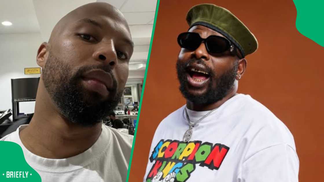 Netizens reacted to Sizwe Dhlomo showing love to DJ Maphorisa Netizens reacted to Sizwe Dhlomo showing love to DJ Maphorisa