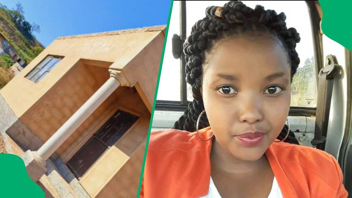 Woman juggles school and job to build family a home