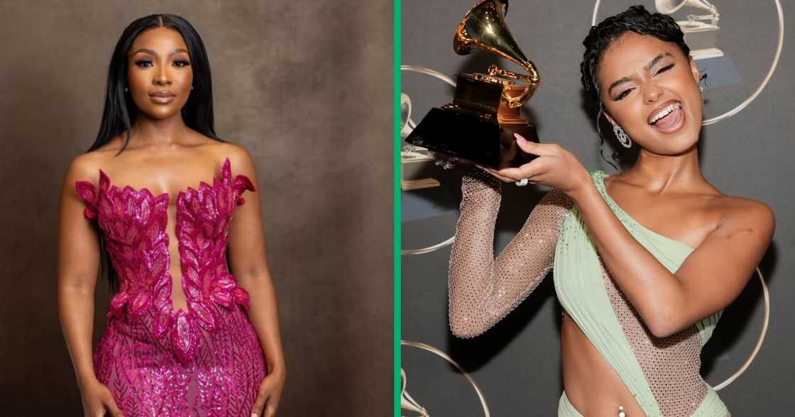 Pearl Modiadie links up with Tyla after her return home Pearl Modiadie links up with Tyla after her return home