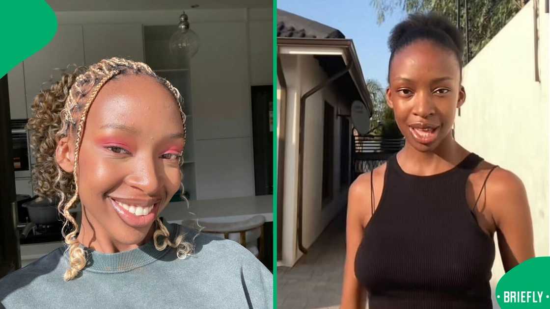 A young lady showcased her stunning home, which wowed Mzansi.
