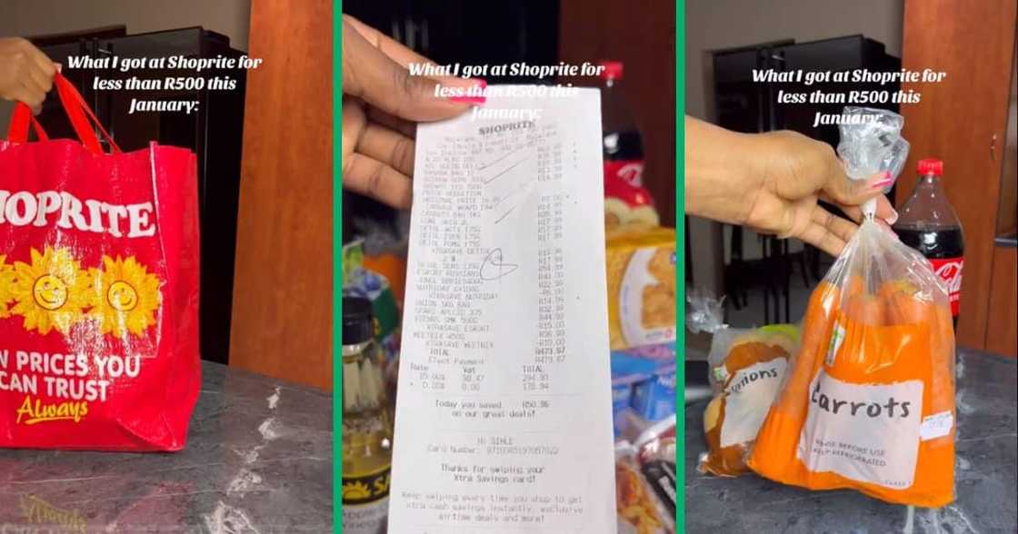 Woman shares R500 Shoprite haul Woman shares R500 Shoprite haul
