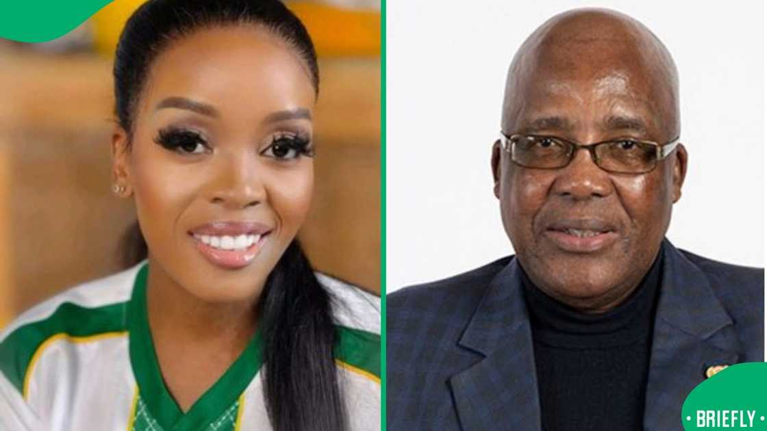 Jacinta and Dr Motsoaledi Jacinta and Dr Motsoaledi