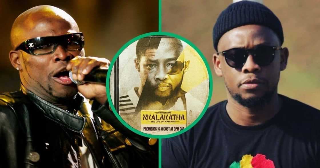 Wiseman Mncube is playing Mandoza in BET Africa's biopic 'Nkalankatha: The Life of Mandoza'. Wiseman Mncube is playing Mandoza in BET Africa's biopic 'Nkalankatha: The Life of Mandoza'.