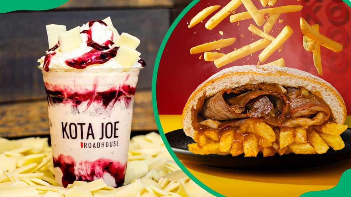 Kota Joe chips burger and ice cream Kota Joe chips burger and ice cream