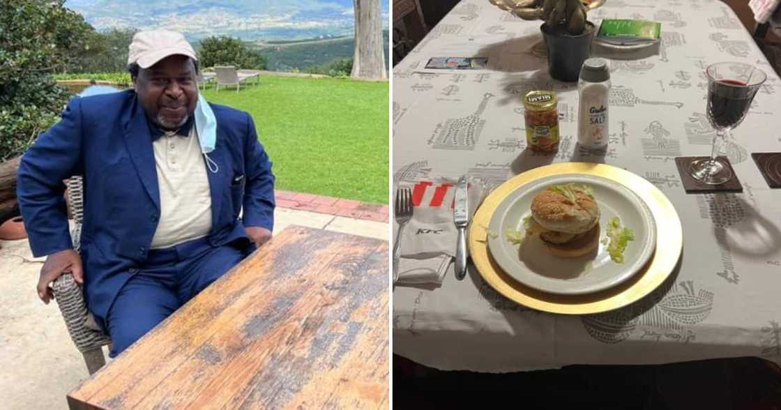 Tito Mboweni, KFC, food Tito Mboweni, KFC, food
