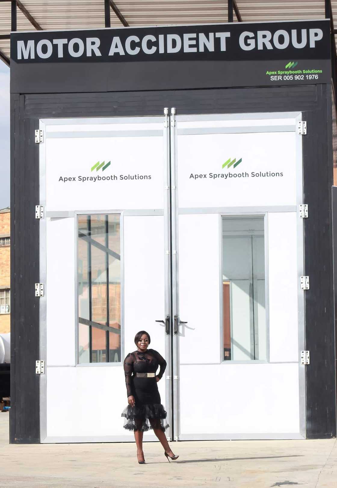 Lady flexes skills she has in the automotive industry. Lady flexes skills she has in the automotive industry.