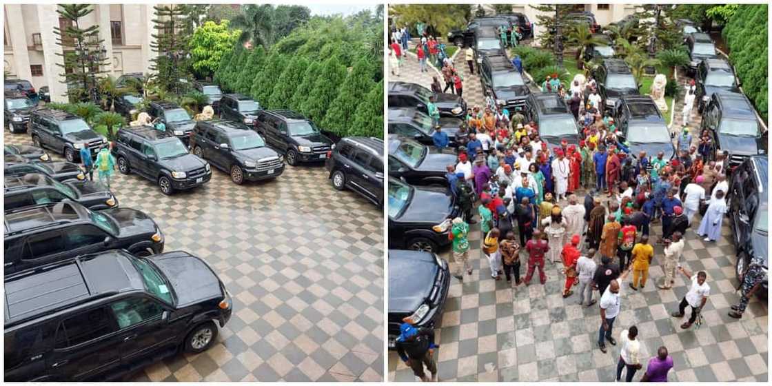 Nigerian businessman, 23 cars, birthday, gift, political motives, pastor