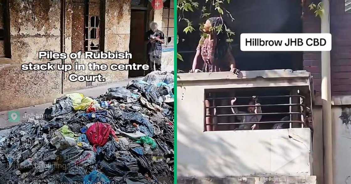 The dilapidated Vannin Court in Hillbrow The dilapidated Vannin Court in Hillbrow