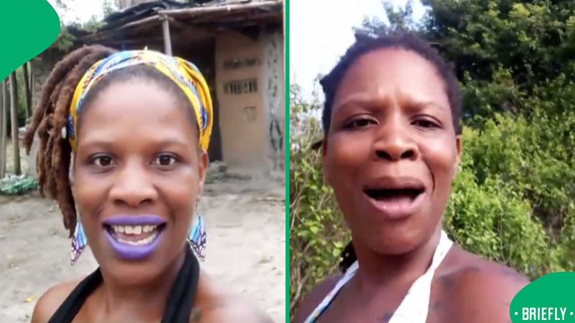 The woman on the right shared a little about her Eco house The woman on the right shared a little about her Eco house