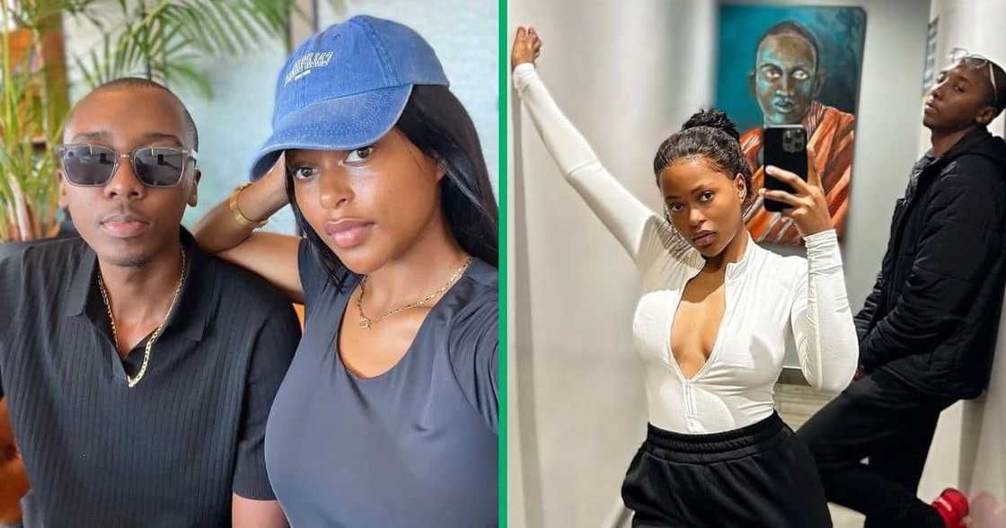 Ntando and Bash relationship was scrutinised by X/Twitter users Ntando and Bash relationship was scrutinised by X/Twitter users