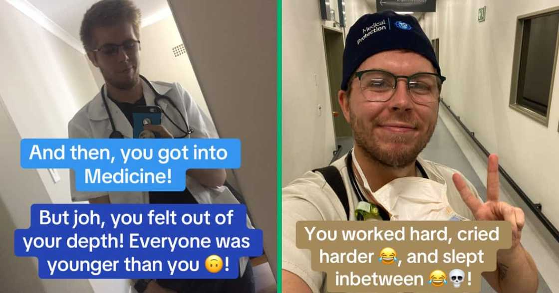 A doctor shared a TikTok slideshow of his road to becoming a doctor. A doctor shared a TikTok slideshow of his road to becoming a doctor.