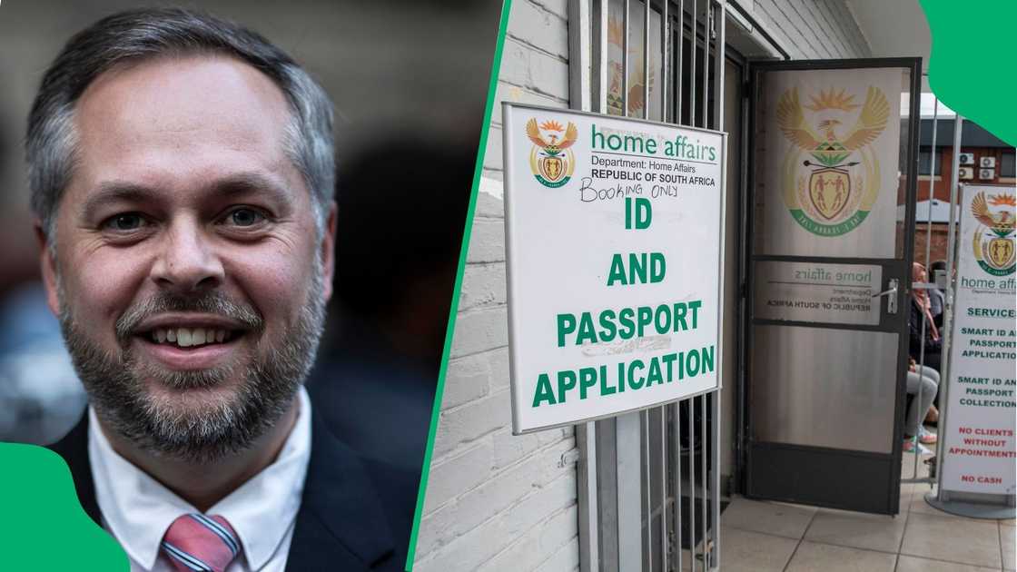 Leon Schreiber is proud of what Home Affairs has been able to achieve in two months.