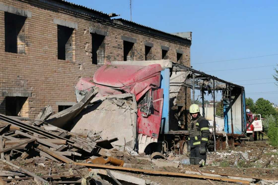 Russian shelling continued in the east Russian shelling continued in the east