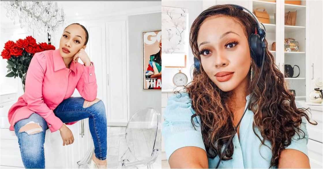 Thando Thabethe serves major leg goals in stunning photo shoot Thando Thabethe serves major leg goals in stunning photo shoot
