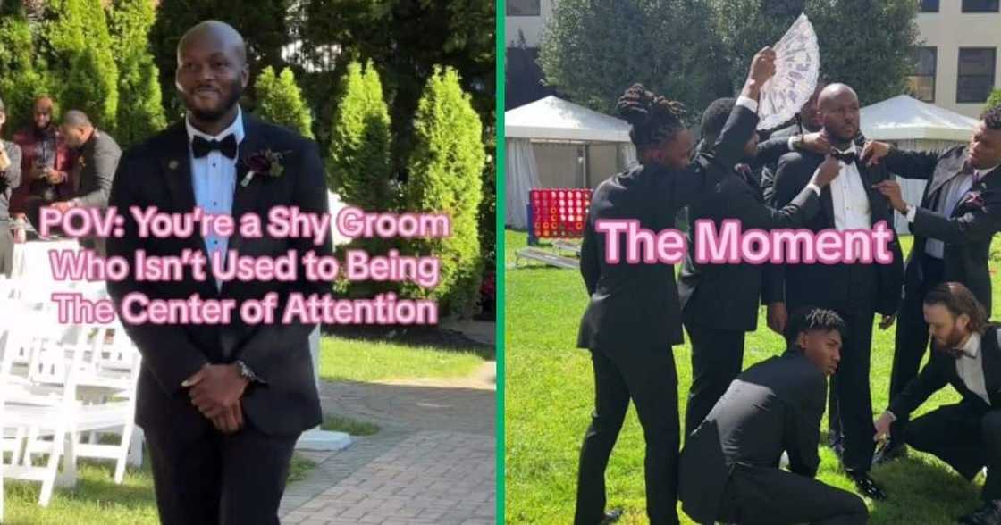 TikTok video shows shy groom TikTok video shows shy groom