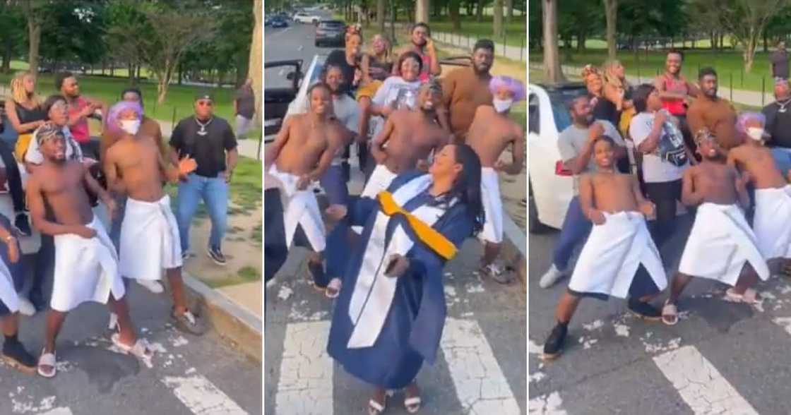 ‘Sheesh’: Men in Towels Break It Down on Graduation Day, Mzansi In Love