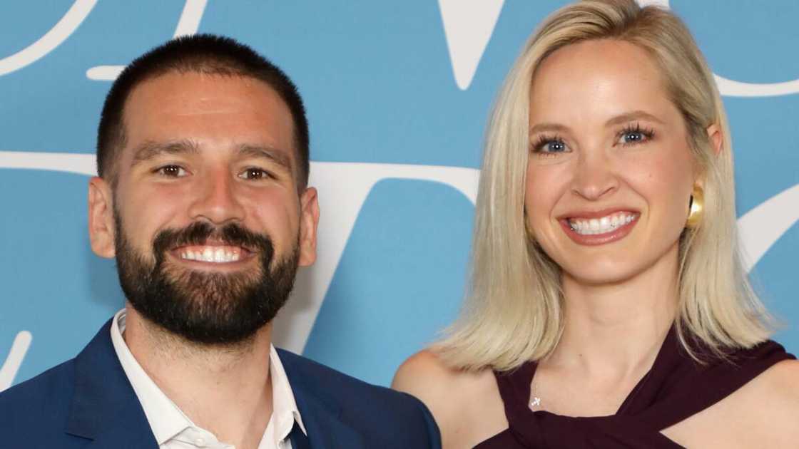 Shay Mooney and his wife Hannah at the Unsung Hero screening