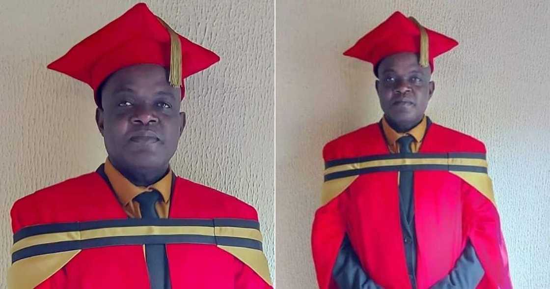 Mzansi is truly inspired by a man who holds many academic degrees. Image: Mpumalanga Dept. of Education/Facebook Mzansi is truly inspired by a man who holds many academic degrees. Image: Mpumalanga Dept. of Education/Facebook