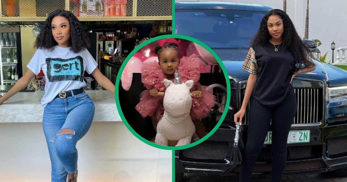Tamia Mpisane posted a cute video of her daughter Tamia Mpisane posted a cute video of her daughter