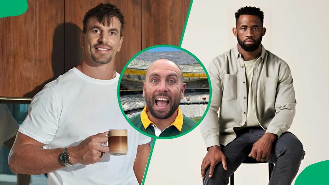 Siya Kolisi was not too happy when a man called Eben Etzebeth his best friend. Siya Kolisi was not too happy when a man called Eben Etzebeth his best friend.
