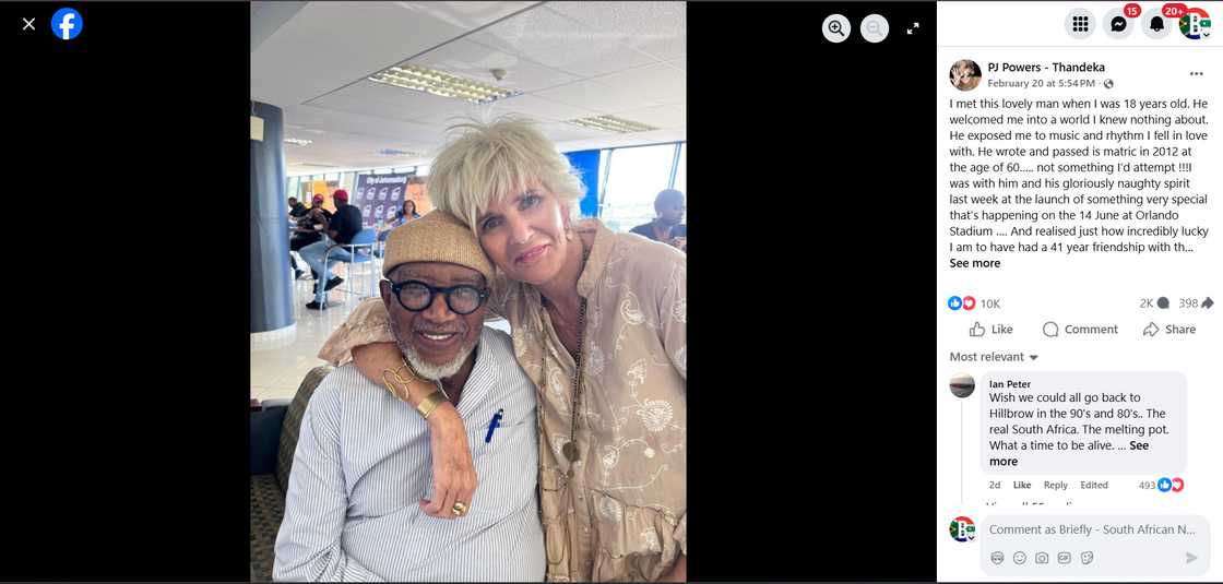 PJ Powers hailed Hotstix. PJ Powers hailed Hotstix.