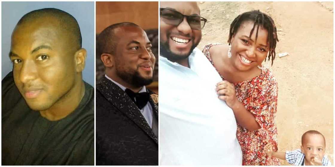 Nigerian man shares cute photos of how love journey with wife began, many react to his transformation Nigerian man shares cute photos of how love journey with wife began, many react to his transformation