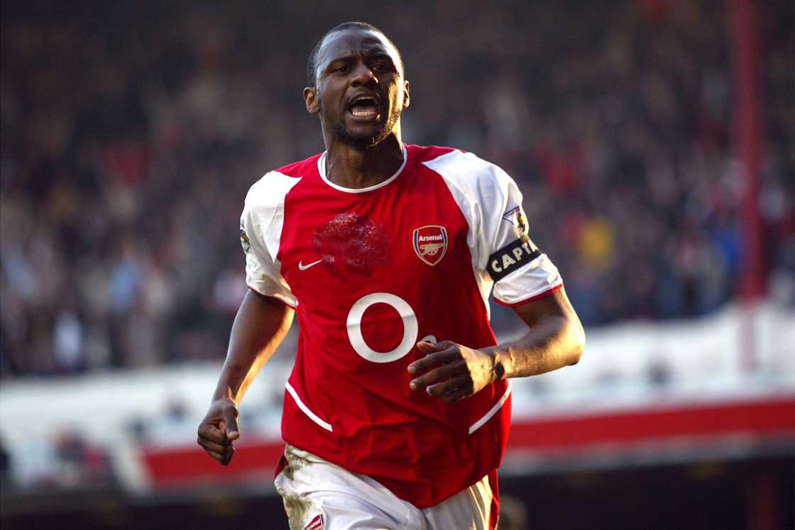Arsenal's Patrick Vieira on March 23, 2003 Arsenal's Patrick Vieira on March 23, 2003