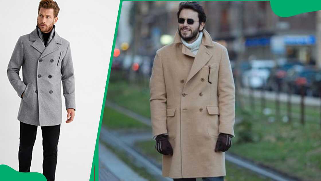 Double-breasted overcoats Double-breasted overcoats