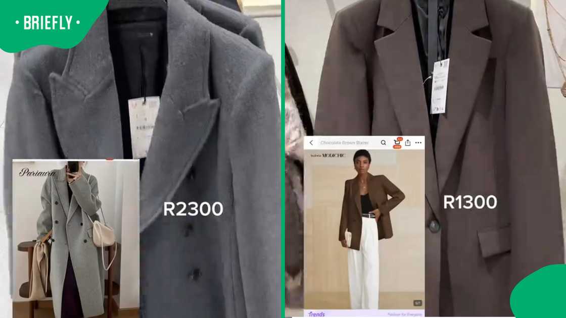 Woman compares Shein Winter jackets to Zara's Woman compares Shein Winter jackets to Zara's