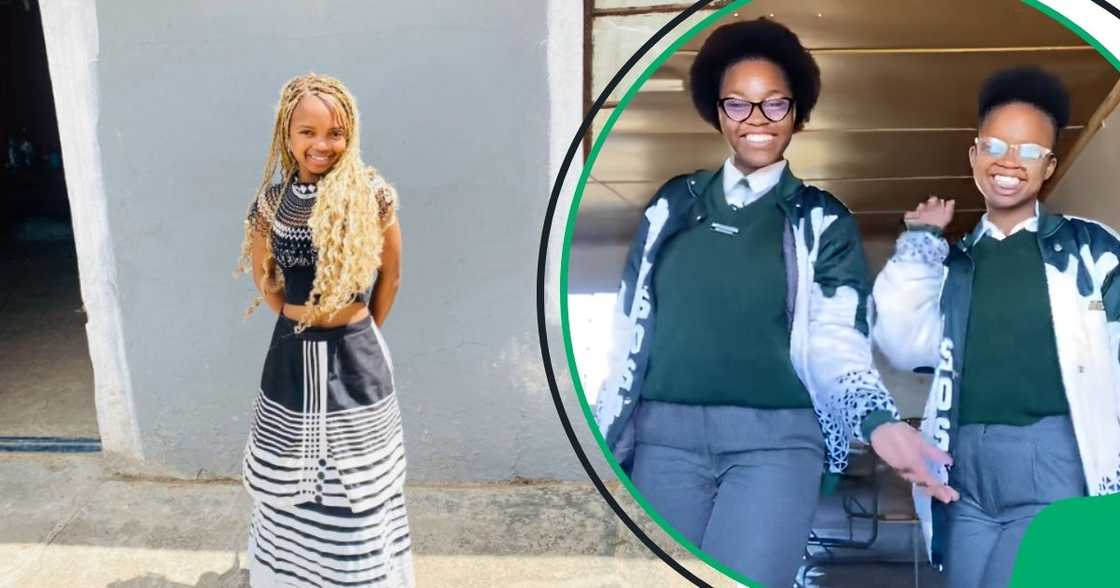 Ladies celebrate passing matric